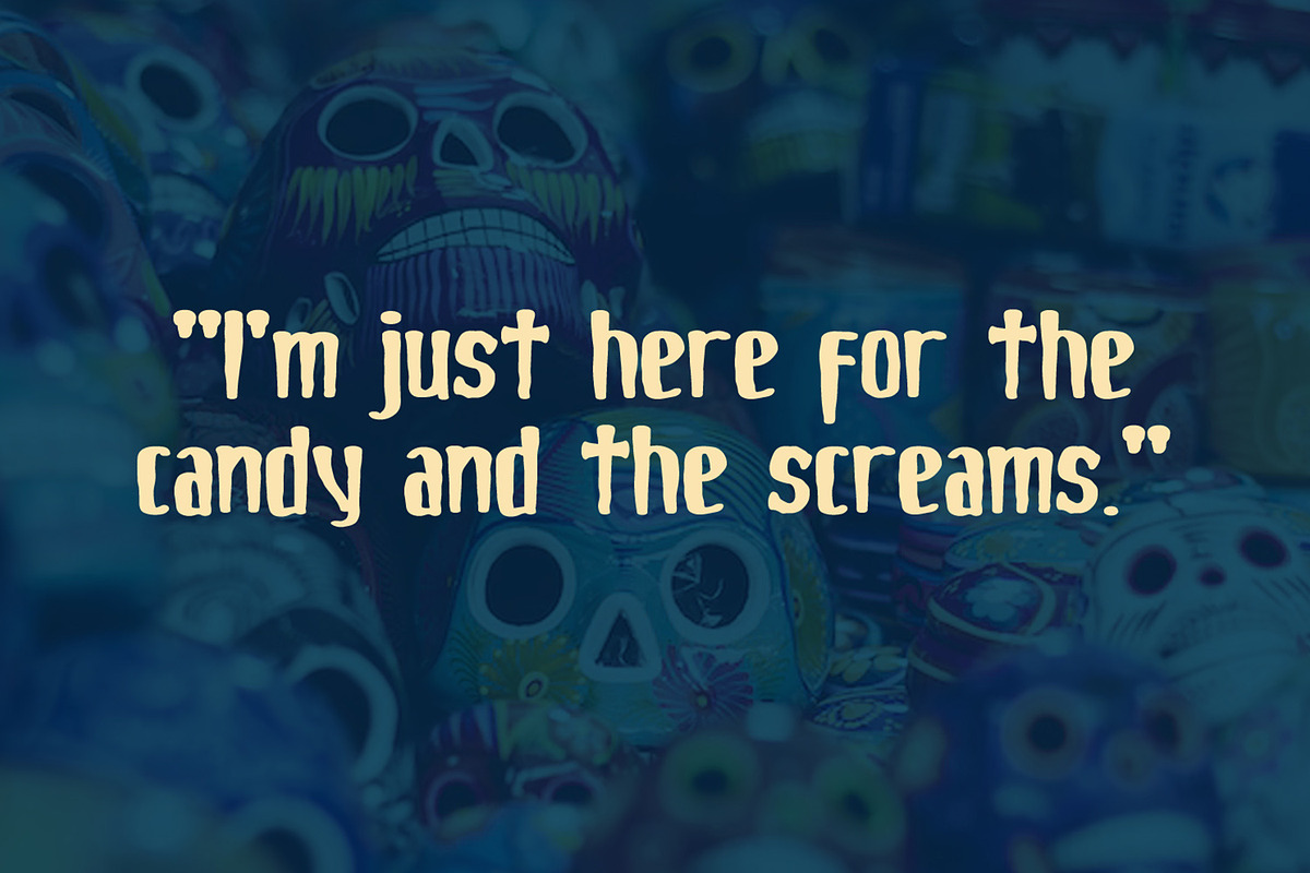 Frightening Scary Halloween, a Handwritten Font by TrimStudio (Photo 2 of 8)