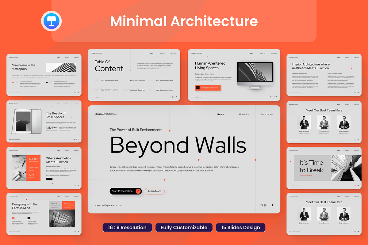 Minimal Architecture Presentation, a Presentation Template by Annora Studio (Photo 1 of 7)