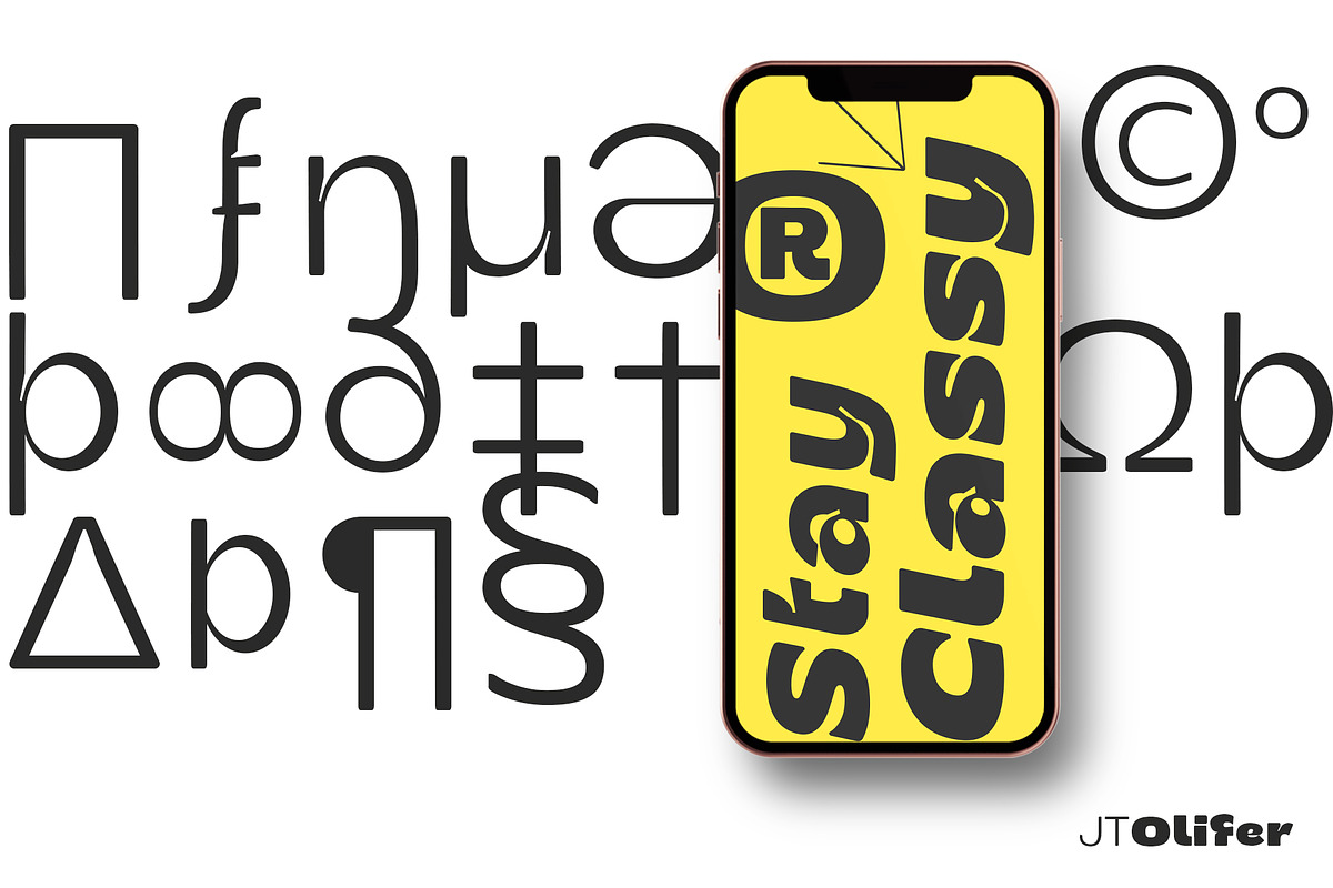 JT Olifer | 40 Fonts Family, a Sans Serif Font by Jolicia Type (Photo 10 of 13)