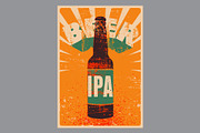 Beer Types grunge vector poster set., a Food Illustration by PoPaShop (Thumbnail 4 of 11)