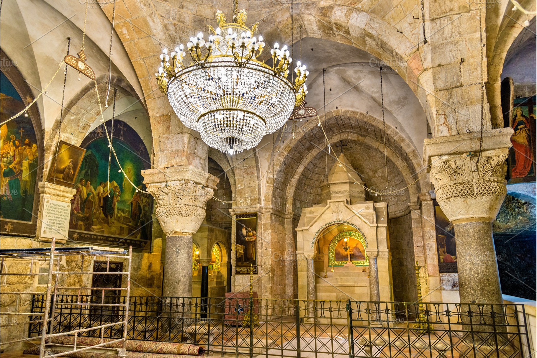 The church of the holy sepulchre jerusalem stock photo containing church and, an Architecture Photo by Leonid Andronov