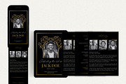 Funeral Program Template I Canva, an Invitation Template by The Social Stuff (Thumbnail 6 of 10)
