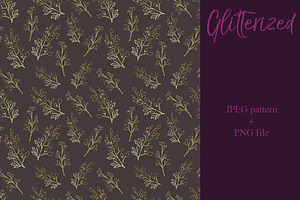 SALE GLITTERIZED Clipart & Patterns6