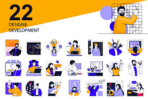 Development Web Illustrations, a Templates & Theme by alexdndz