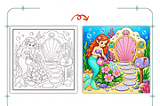 Underwater Dreams Coloring Book, a Decorative Illustration by Coco Bloom (Thumbnail 3 of 8)