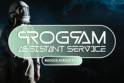 Rococo Across - Futuristic Font, a Sans Serif Font by 177Studio (Thumbnail 6 of 8)