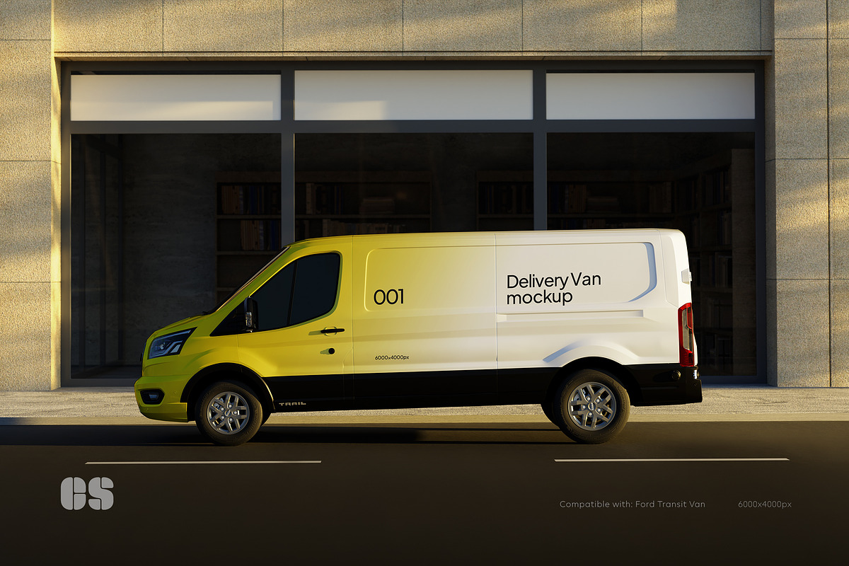Van Mockup, an Advertising Mockup by Croma Studio (Photo 1 of 4)