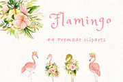 Pink Flamingo clipart, an Illustration by heyiamalice (Thumbnail 3 of 13)
