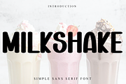 Milkshake, a Script Font by InermediaSTUDIO (Thumbnail 1 of 7)