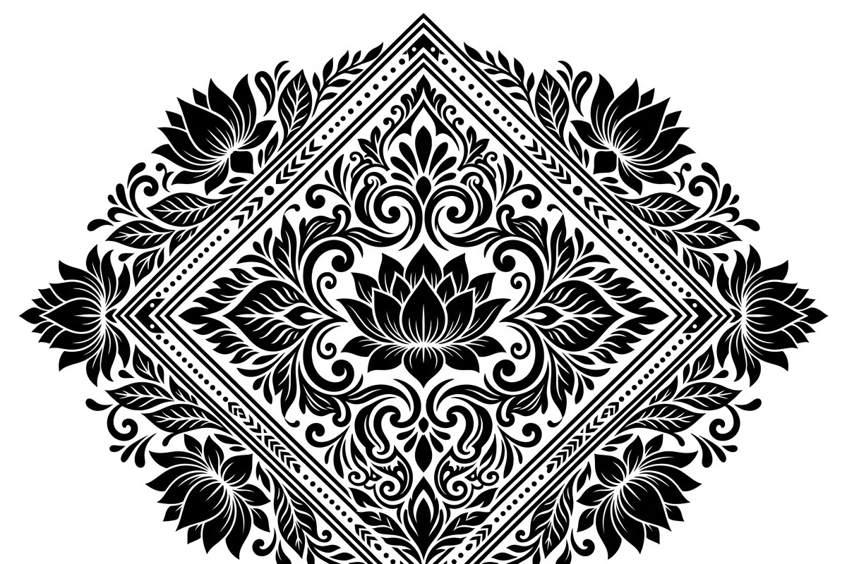 60 Romantic Diamond Wall Floral, a Decorative Illustration by Amazin_art (Photo 27 of 42)