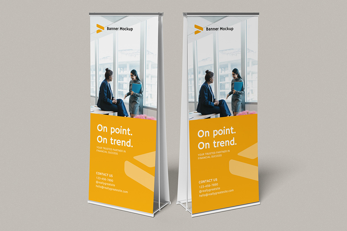 Banner Mockup, an Advertising Mockup by swsi-studio (Photo 4 of 5)