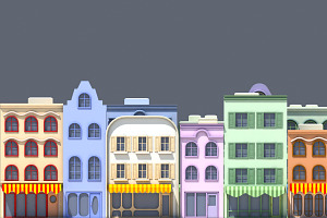 Cartoon Buildings