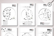Brochure template with molecules, a Technology Illustration by VectorShop (Thumbnail 5 of 5)