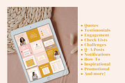 Boho Coach Instagram Templates, a Social Media Template by Ciera Design Templates (Thumbnail 2 of 9)