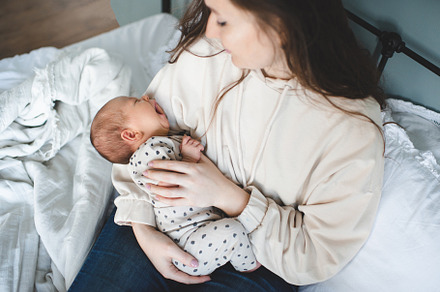 Young mother with baby girl, a Person Photo by morrowlight