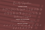 Beauty Signature Script, a Script Font by syabab studio (Thumbnail 9 of 9)