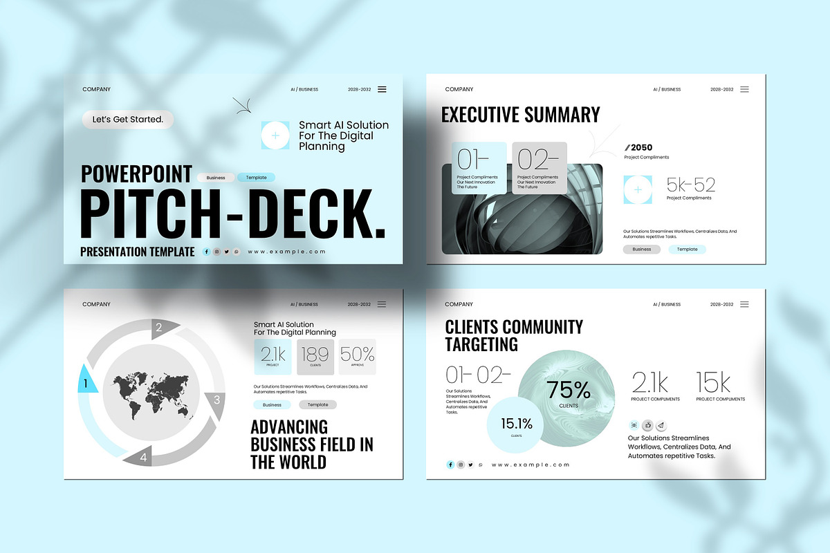 Minimal Pitch-Deck Presentation, a Presentation Template by Slide-Agency (Photo 3 of 9)