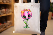 Watercolor Funny Flowers Clipart, an Illustration by Designworld (Thumbnail 3 of 6)