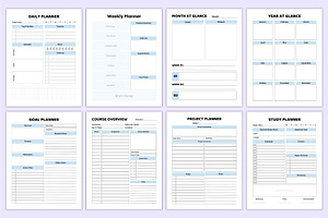 2025 Nursing Student Planner Canva