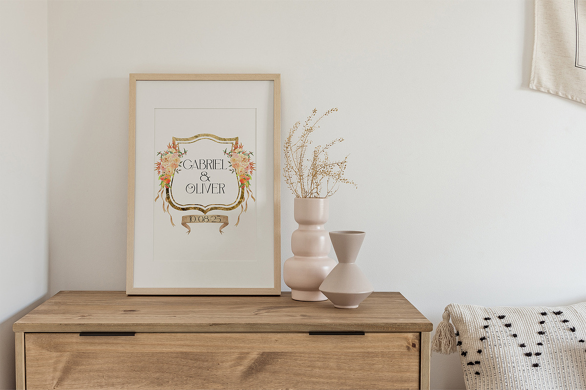 Persimmon Manor Vintage Fall Garden, a Decorative Illustration by Catch the Dream Art (Photo 5 of 15)