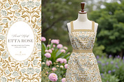 Vintage Sage Floral Print Patterns, a Pattern Graphic by Eclectic Anthology (Thumbnail 9 of 14)