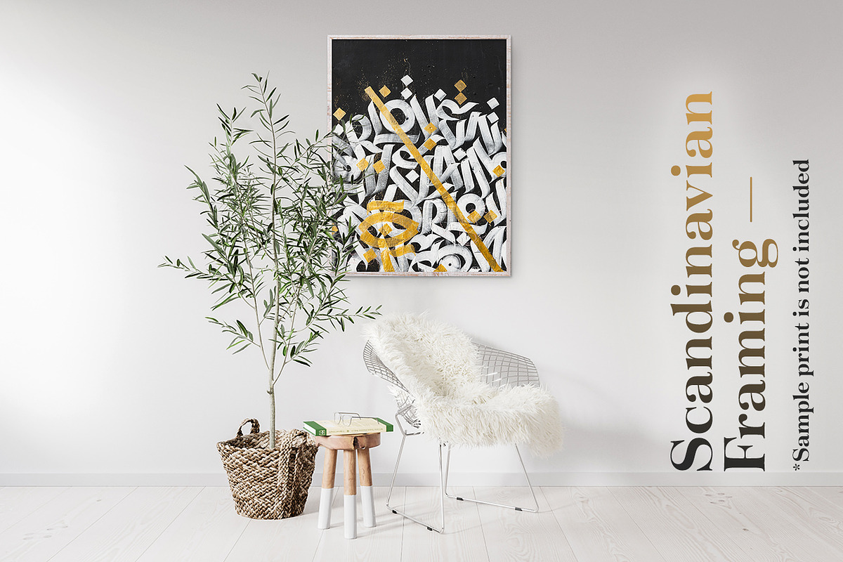 375+ Mockups ‒ Scandinavian Framing, a Print Template by Frisk Shop (Photo 5 of 27)