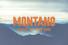 Montano – Bold All Caps Display Font
