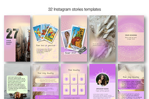 Tarot CANVA Instagram Template N90