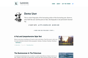 Laminim — Ghost 5 Theme for Bloggers, a Websites & App Template by Curiositry (Thumbnail 4 of 5)