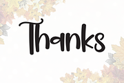 Autumn | Script Font, a Script Font by Scratchones (Thumbnail 8 of 8)
