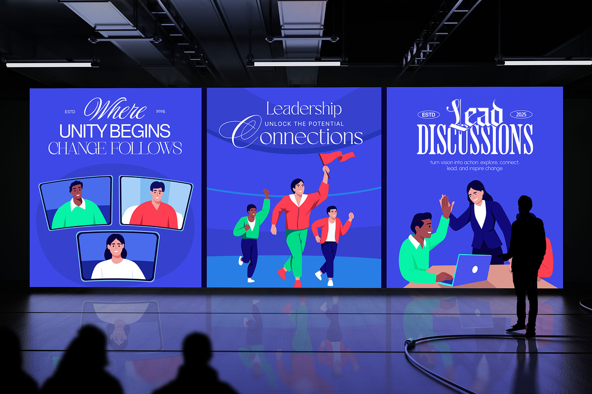 Young Leaders Dream Illustration Set, a Technology Illustration by Brickclay (Photo 3 of 10)