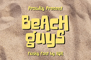 Beach Guys - Funky Font