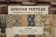 Africa Textile Fabric Tiles, a Texture Graphic by JoZOO (Thumbnail 1 of 3)