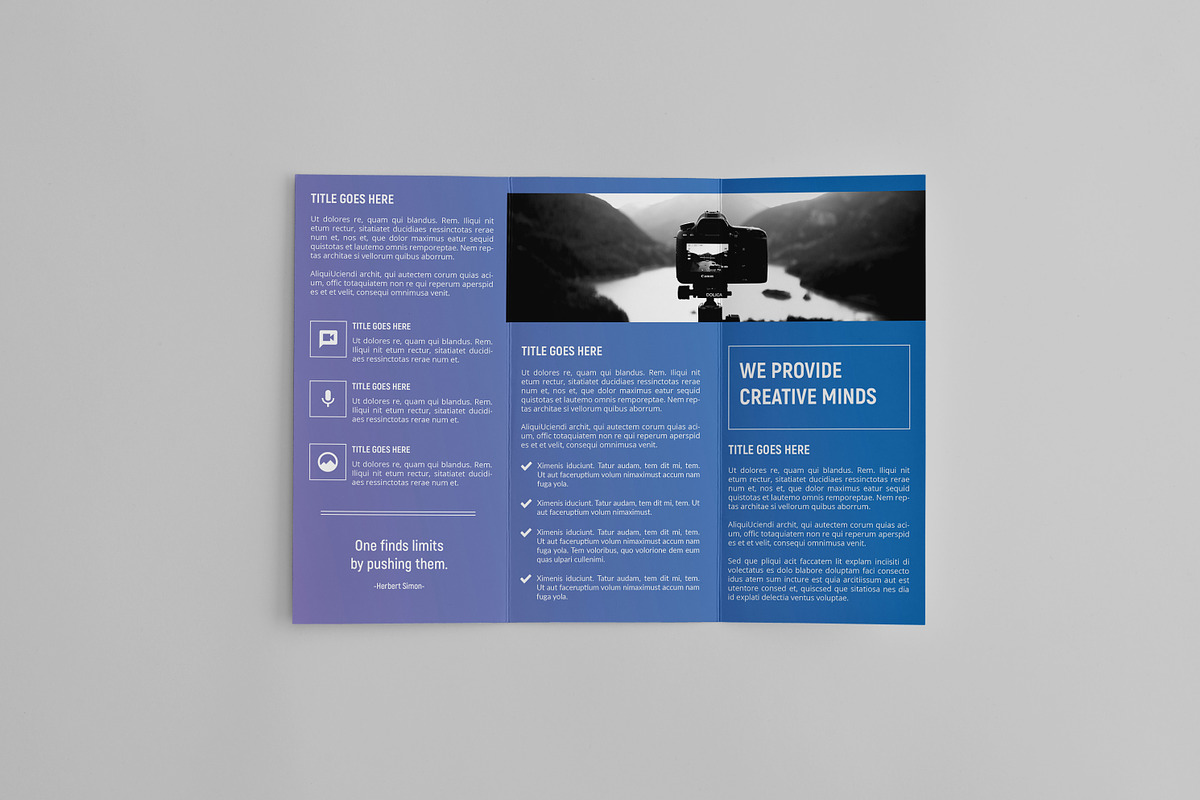 Corporate Trifold Brochure Template, a Brochure Template by assaiv (Photo 2 of 8)