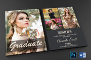 Graduation Announcement Template, a Card Template by Designscozy (Thumbnail 3 of 5)