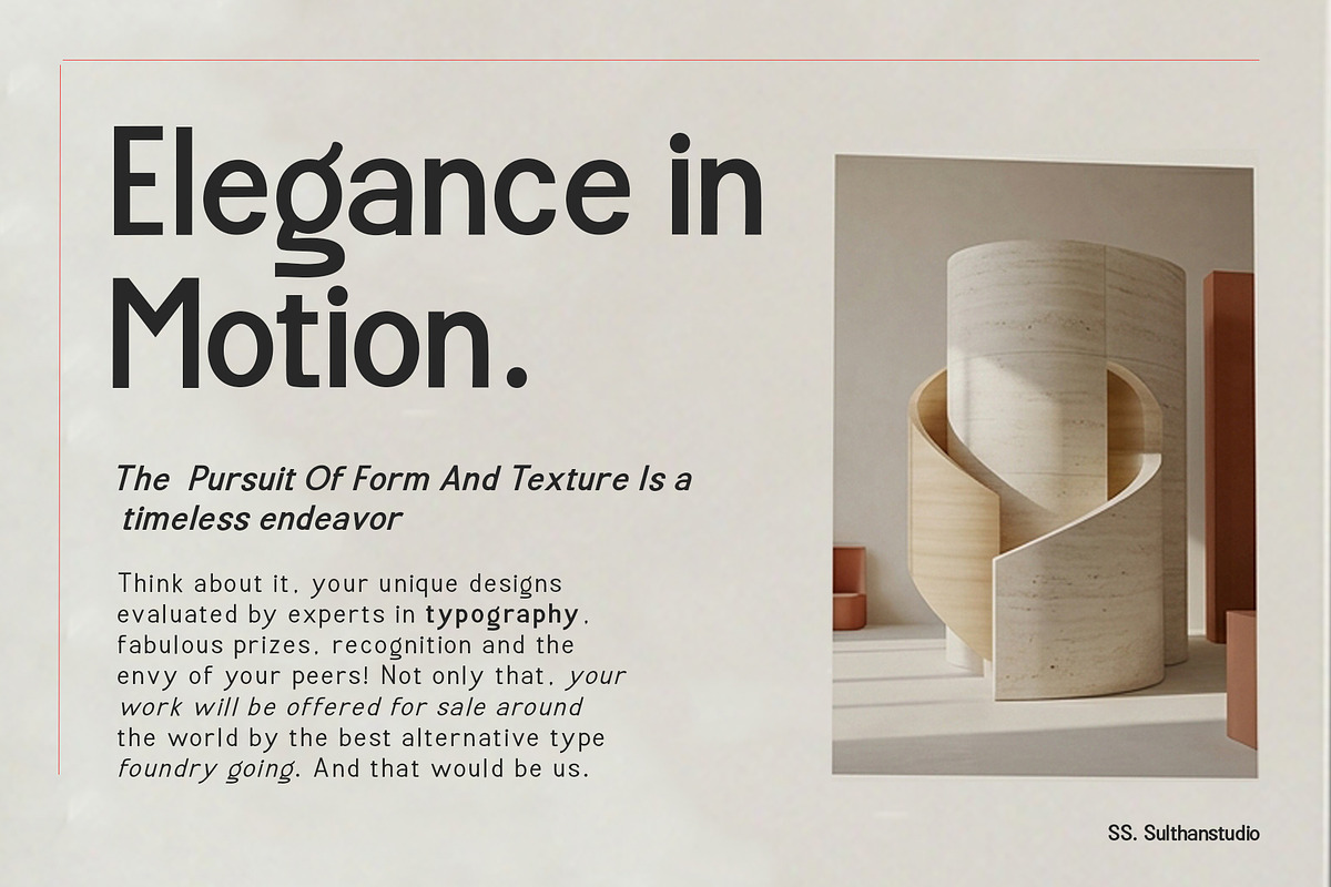 Seramo, a Sans Serif Font by Sulthan Studio (Photo 9 of 13)