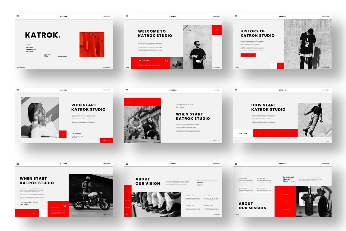 Katrok - Business Google Slide, a Presentation Template by Dens Creative Studio (Photo 2 of 6)