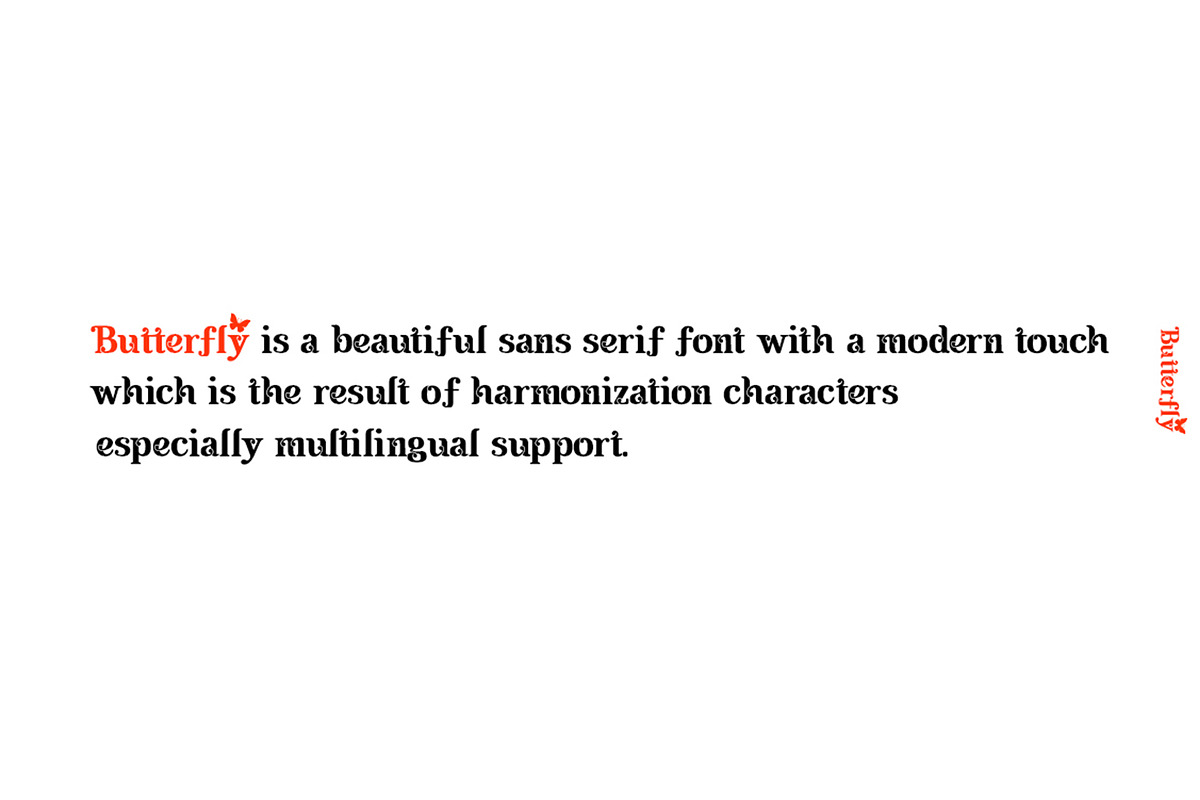 Butterfly | Beauty Sans Serif Font, a Sans Serif Font by rulihoki studio (Photo 4 of 7)