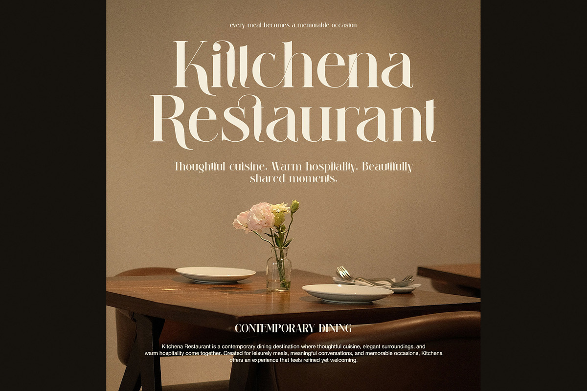 Wiilamik Elegant Serif Font, a Serif Font by Perfectype (Photo 4 of 8)