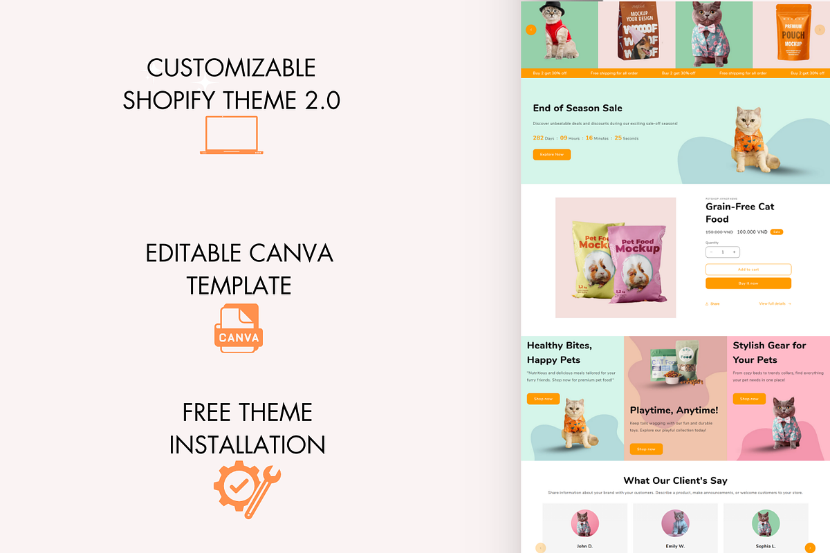 Pet Shop -Multipurpose Shopify Theme, a Shopify Template by Xynotheme (Photo 7 of 7)