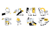 Buy Now, a Person Illustration by PureSolution (Thumbnail 4 of 6)