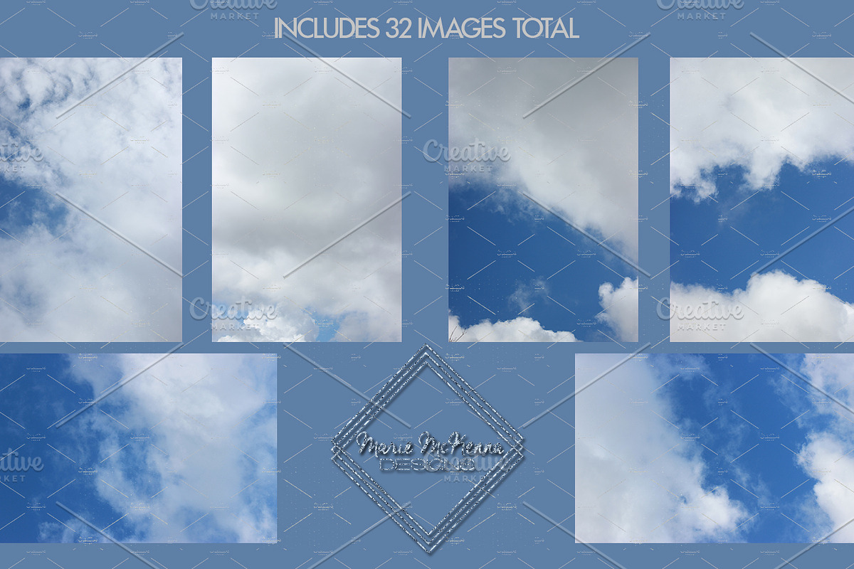 Sunny Clouds Stock Bundle II, a Nature Photo by MarieMcKennaDesigns (Photo 2 of 2)
