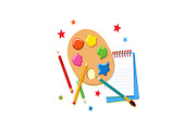 Art Palette & Phone Clipart, an Object Graphic by Designs_River (Thumbnail 5 of 16)