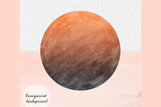 30 Ombre Two Tone Circle Frames PNG, an Object Graphic by ThingsbyLary (Thumbnail 6 of 10)