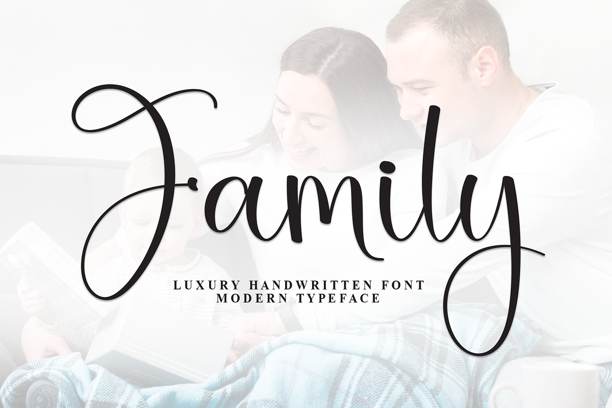 Family | Script Font, a Handwritten Font by Scratchones (Photo 1 of 8)