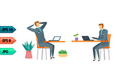 Vector business character poses set, an Object Graphic by julia_musdotter (Thumbnail 2 of 15)