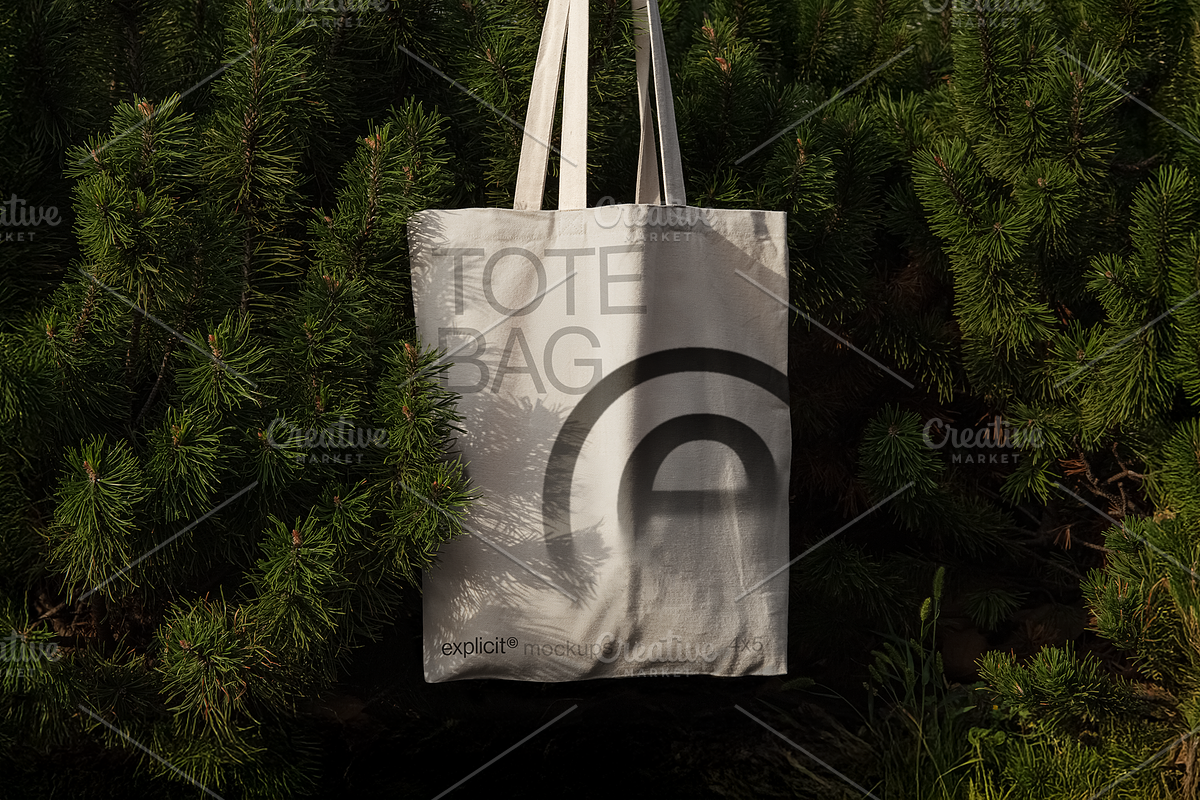 Tote Bag mockup, a Merchandise Mockup by ExplicitStudio (Photo 1 of 6)