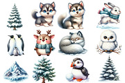 Arctic Animals, Clipart, an Illustration by Designworld (Thumbnail 4 of 5)