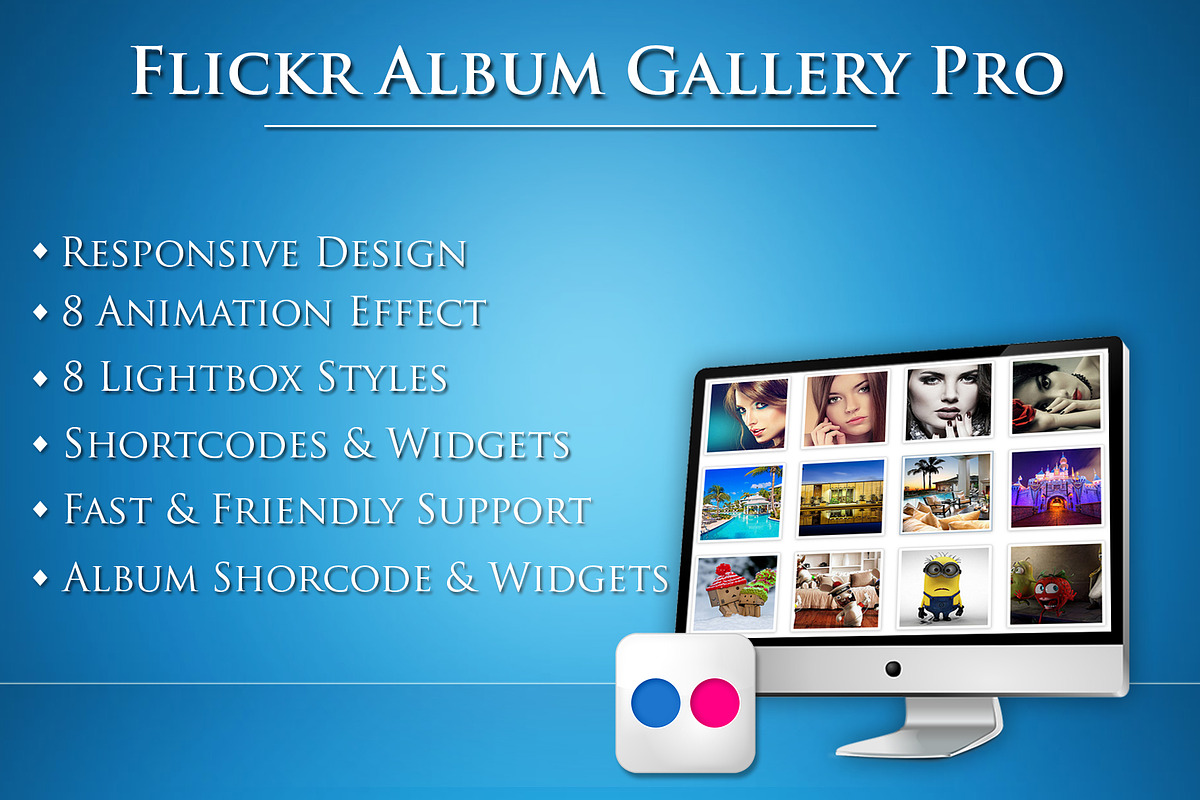 Flickr Album Gallery Pro, a Plug-in Add-On by Weblizar Themes & Plugin (Photo 1 of 5)