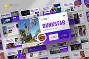 Basketball Sport Google Slides, a Presentation Template by fluffstudio (Thumbnail 1 of 4)